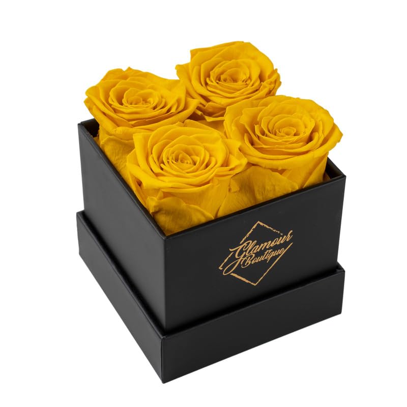 Snapklik.com : GLAMOUR BOUTIQUE Preserved Roses In A Box, 4 Roses ...
