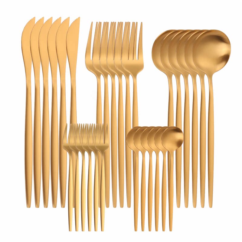 Set Cuchillos Cocina 30 Piezas Acero Inox