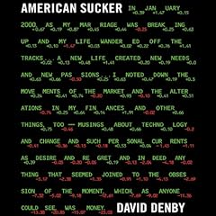 American Sucker Audiolibro Por David Denby arte de portada