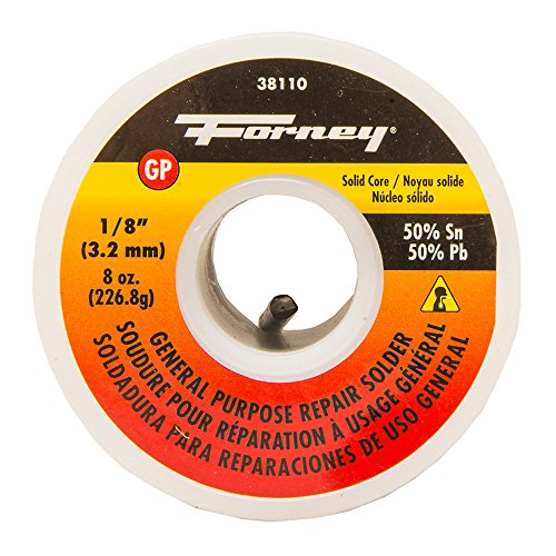 Forney Solder Solid 1/8', 16 oz.