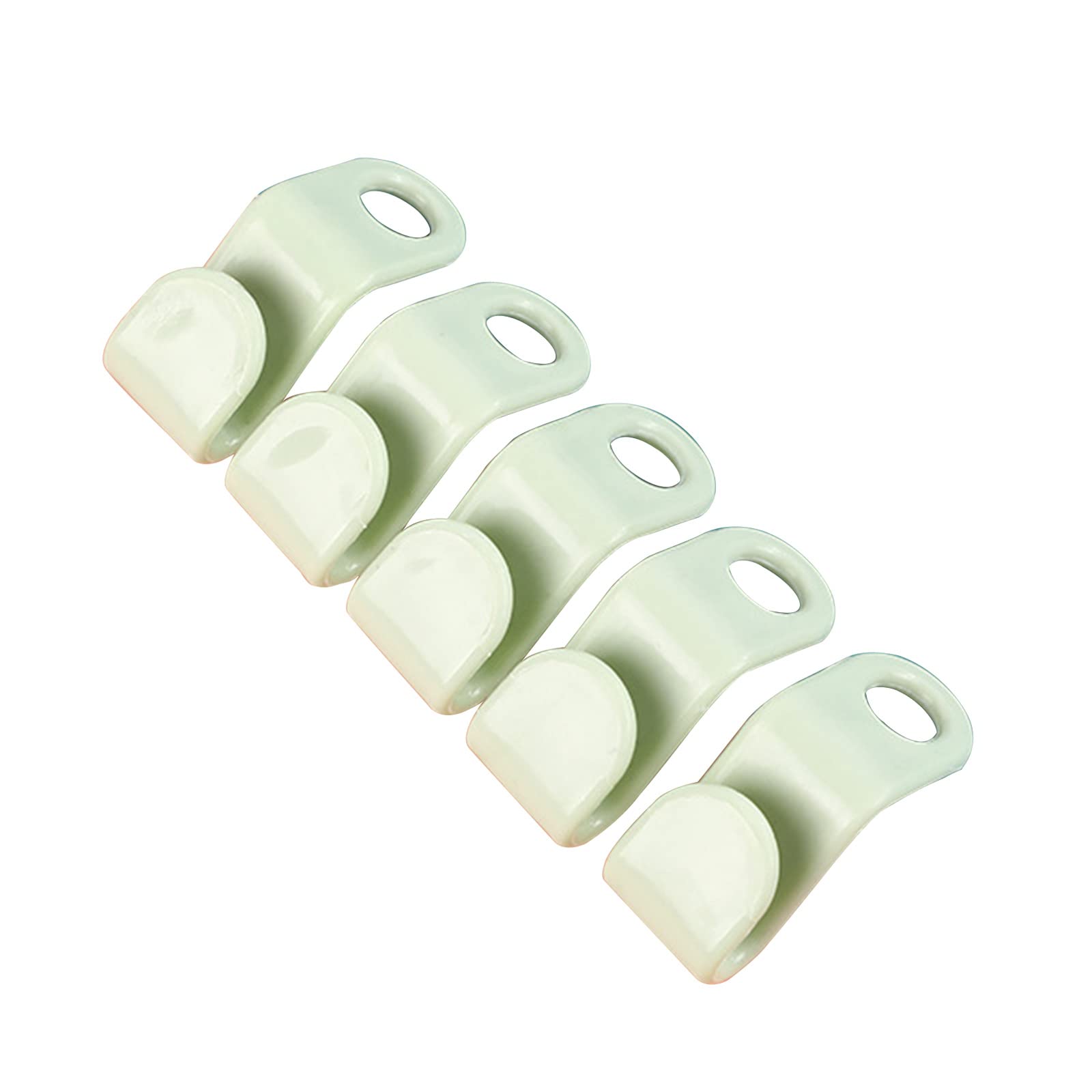 LKEWGHS 10Pcs Clothes Hanger Connector Hooks Cascading Extender Clips Closet, Green