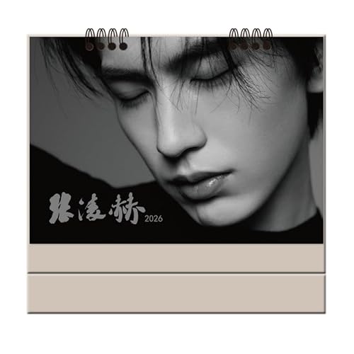 張凌赫 カレンダー グッズ ジャンリンホー 2026 卓上【非公式】2026年度カレンダー アルバム 周辺デスクトップ写真集 新年のプレゼント お正月 プレゼント 贈り物 [並行輸入品]のサムネイル