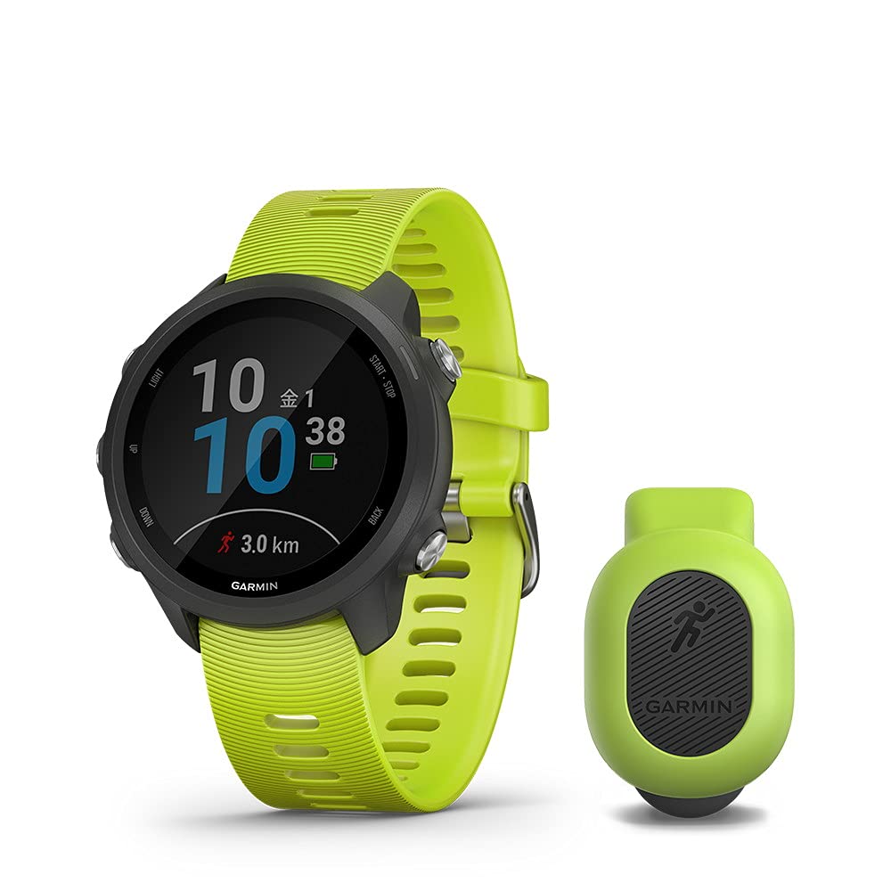 Amazon | GARMIN(ガーミン) ForeAthlete 245 Amp Yellow ランニング 