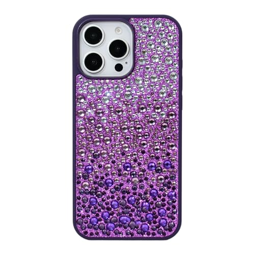 Coque paillettes iPhone 15 violette idéale pour illuminer vos soirées et sorties urbaines