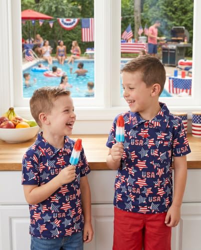 Image of Unique Baby Moisture Wicking Kids Polo Shirts for Toddler Boys Polo Shirt