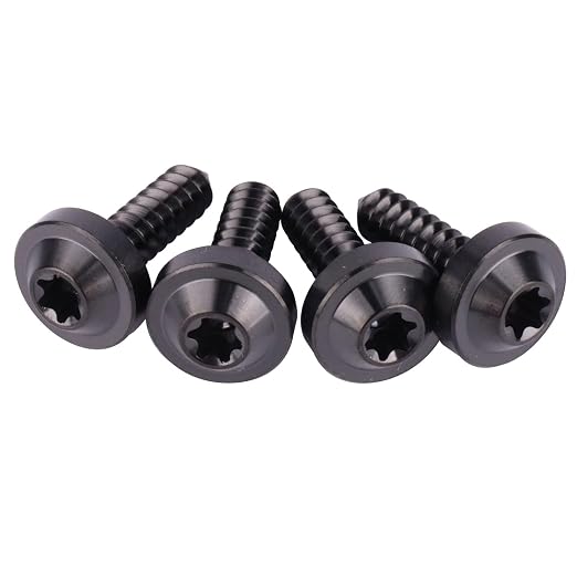 4 tornillos autorroscantes de titanio M5 x 18 mm con cabeza Torx miniatura 5