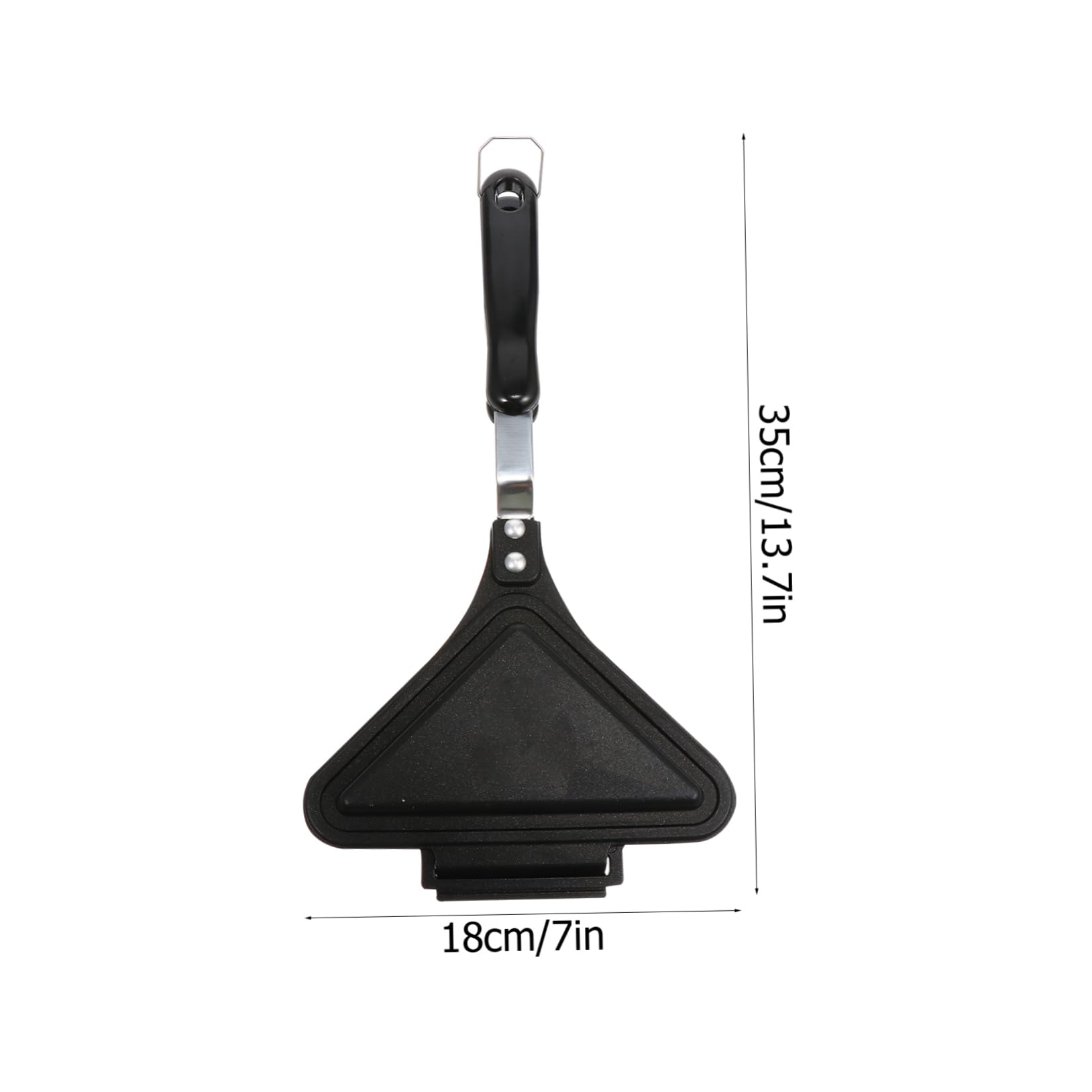 FUNOMOCYA 1pc Sandwich Mold Aluminum Abs Double Sided Frying Pan Non-stick Cooking Tool for Gas Induction Cookers