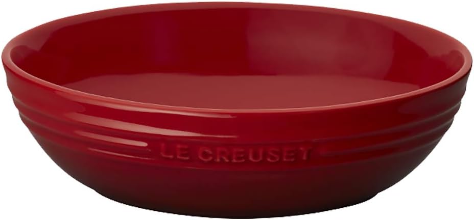 Le Creuset Oval Serving Bowl, 6.7 inches (17 cm), Cherry Red, Heat Resistant, Cold Resistant, Microwave and Oven Safe