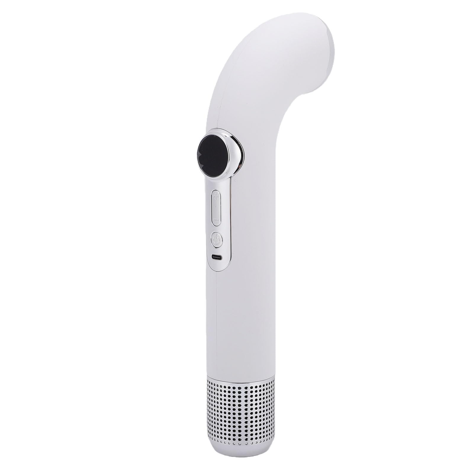 Qcwwy Secador de Pelo Secador de Pelo Inalámbrico de 300 W de Recargable Envoltura de Rizado de Aire para Viajes Escuela Electrodomésticos (WHITE)