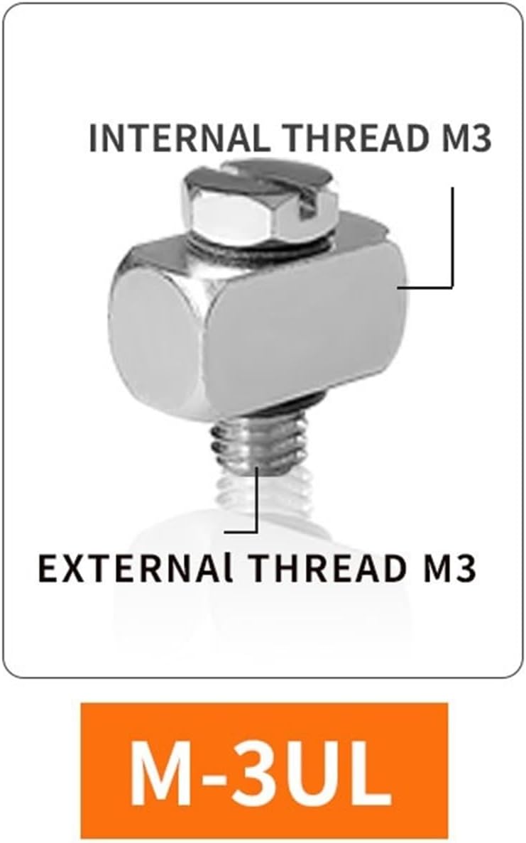 10PCS M-3N M-3UL M-3P M-3UT M-5UN M-5UL M-5UT M-5J Brass Metal Universal Air Pneumatic Convert Parts Connector Fitting(M-3UL)