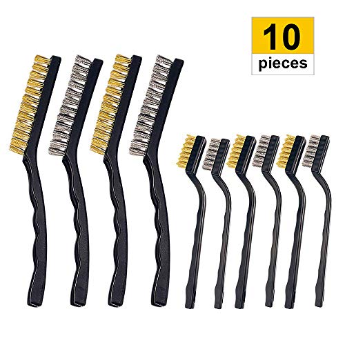 Turboom Wire Brush Set Scratch Brush Set for Cleaning Welding Slag Rust
