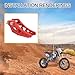 GOOFIT 420# 428# Chain Guide Chain Guard Fit for CRF 250 R EXC CRF YZF KXF for BSE Bosuer Dirt Bike Pit Bike Red