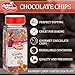 Rainbow Candy Coated Chocolate Chips - Dairy Free, Kosher - 10 oz. - Baker's Choice