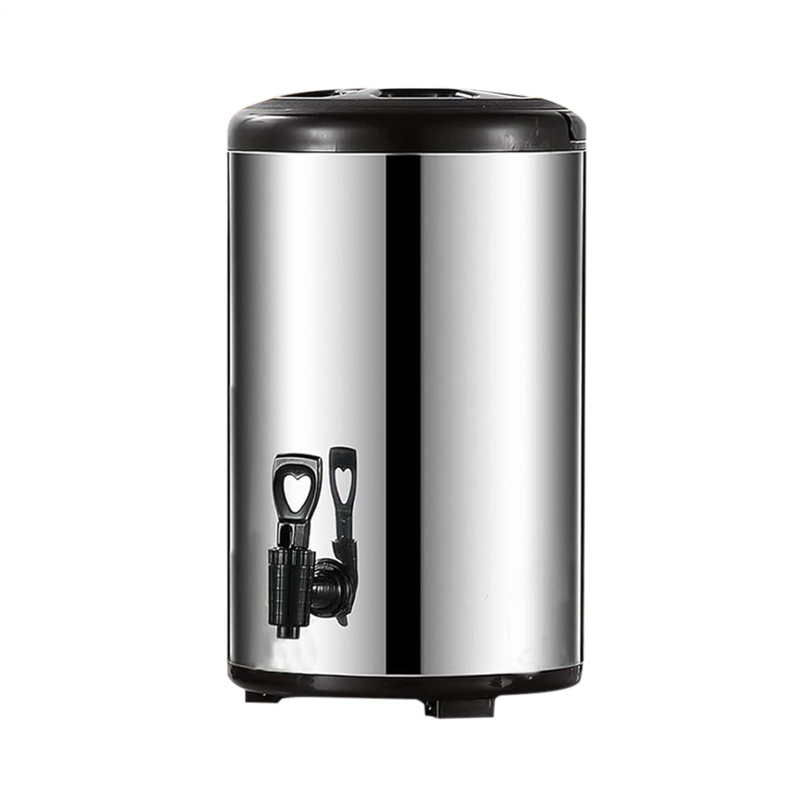 Dispensador térmico de bebidas Contenedor de Doble Pared con Grifo | Jarra Térmica de Acero Inoxidable de Gran Capacidad para Agua Caliente Para Zumos Té Leche Y Bebidas Para Camping Pícnic Y
