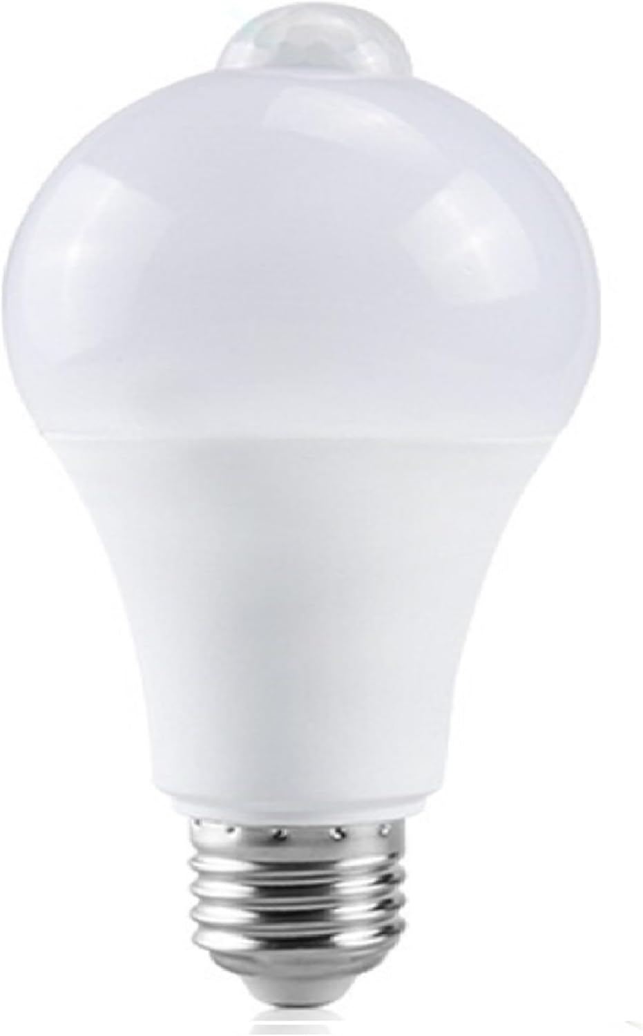 Intelligent PIR Motion Sensor Light Bulbs Indoor Outdoor 1 Packs 9W(60W Equivalent) Security LED Bulb, Indoor E26, A19, 5000K Daylight Dusk to Dawn Bulb for Garage Front Door Porch Stairs Hallway
