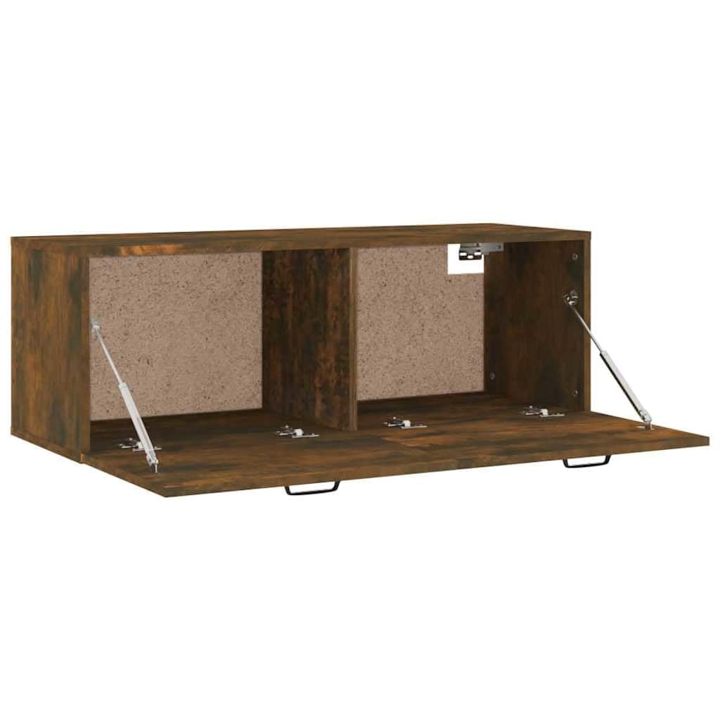 Szafka ścienna dąb wędzony 100 x 36,5 x 35 cm materiał