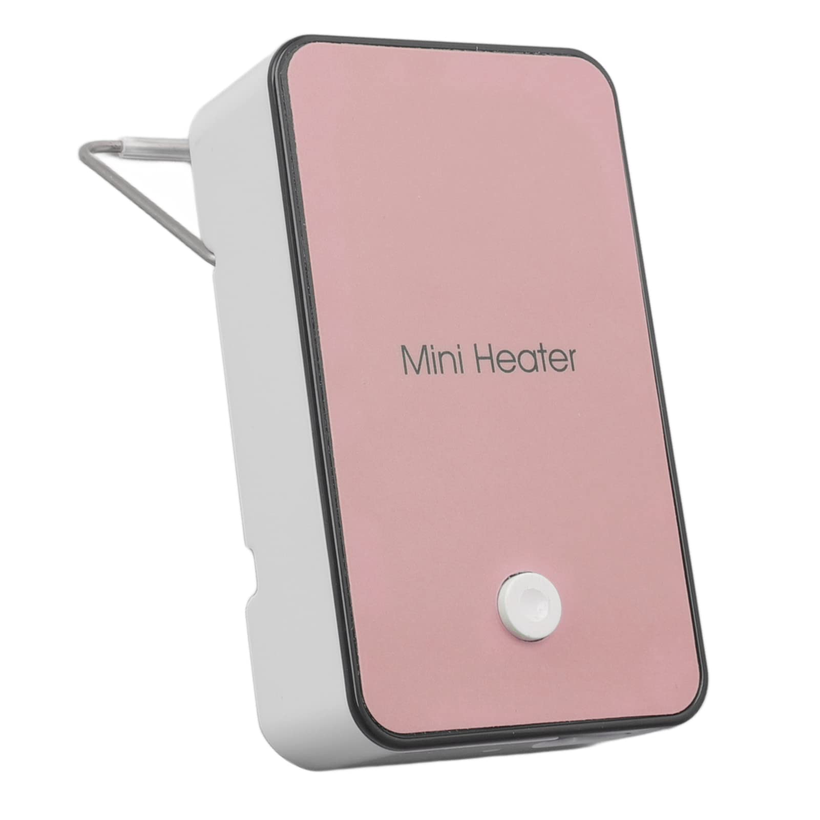 Mini Heater, Pink ABS Overheat Protection, Quiet Operation, Fast Heating, Mini Desktop Heater for Bedroom, Mini Heaters for Home Low Energy Silent