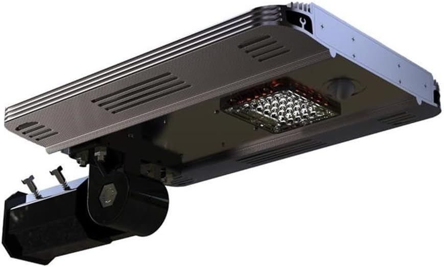 eLEDing Solar Power AI Smart 1600 Lumens Brown Motion Sensing Outdoor Integrated CREE LED Street Area Light EE810W-AI10