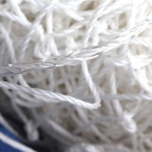 Soccer Replacement Net, Standard Size Soccer Goal Nets Sports Netting Thickened Soccer Goal Net Enhanced Break Strength for Playground Feild (7-Person System 5.5m*2.1m)