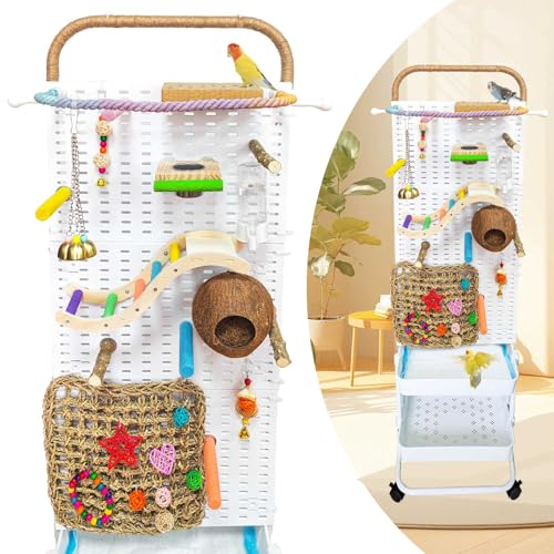 LYML.E1 Bird Playground with Wheels and Accessories