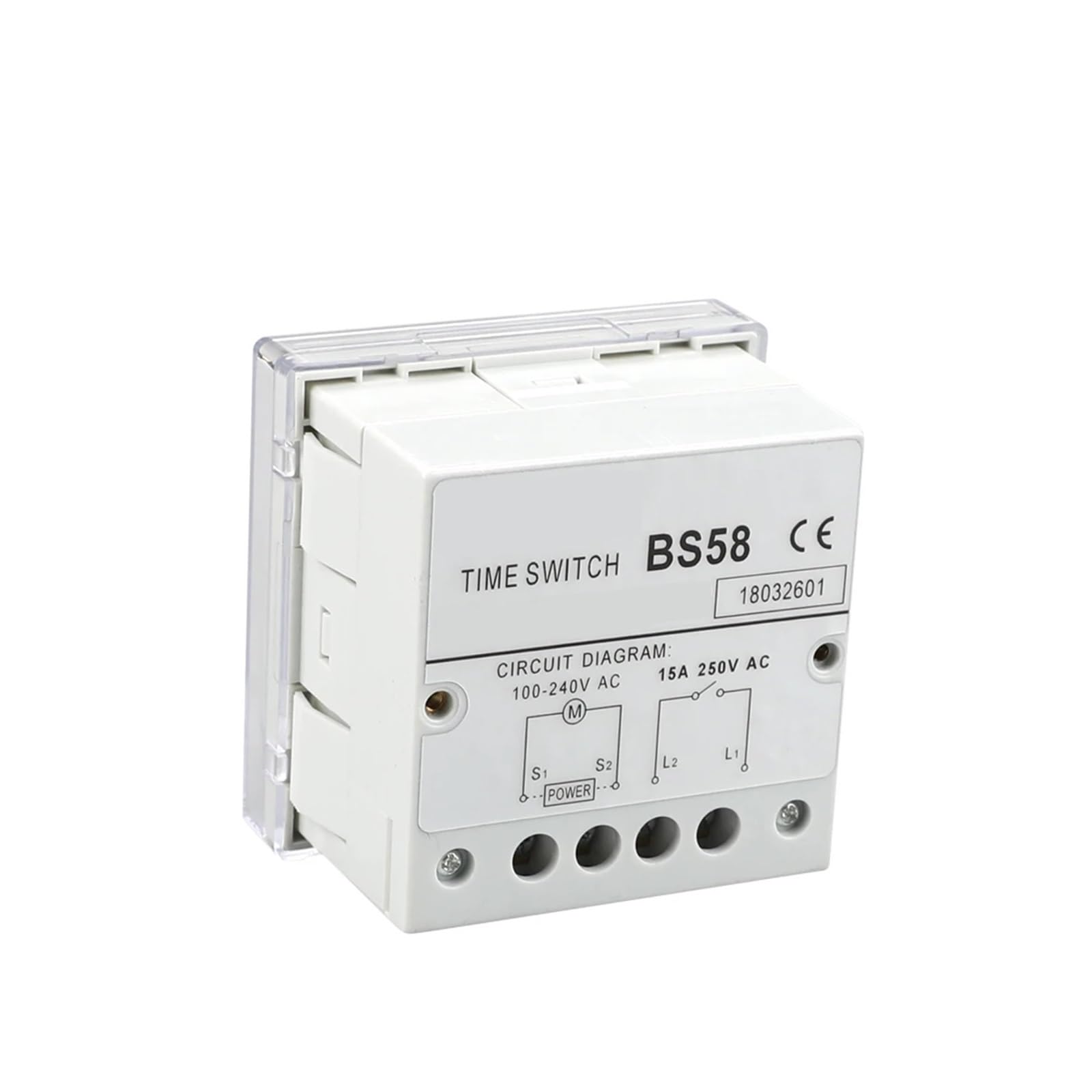 Mini Timer Meccanico, con 96 Volte di accensione/spegnimento al Giorno. unità di impostazione Minima 15 Minuti (Size : 110V)