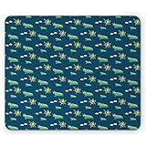 FASHION CUTE STYLE - Lustige Mausunterlage mit genähten Rändern und zartem Musterdruck. Vollfarbiges Bild mit lebendigen, dauerhaften Farben, die nicht verblassen. Mehrere Muster zur Auswahl.