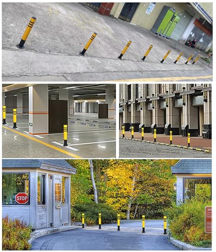 Borne de sécurité en acier verrouillable pour parking et allée - 3