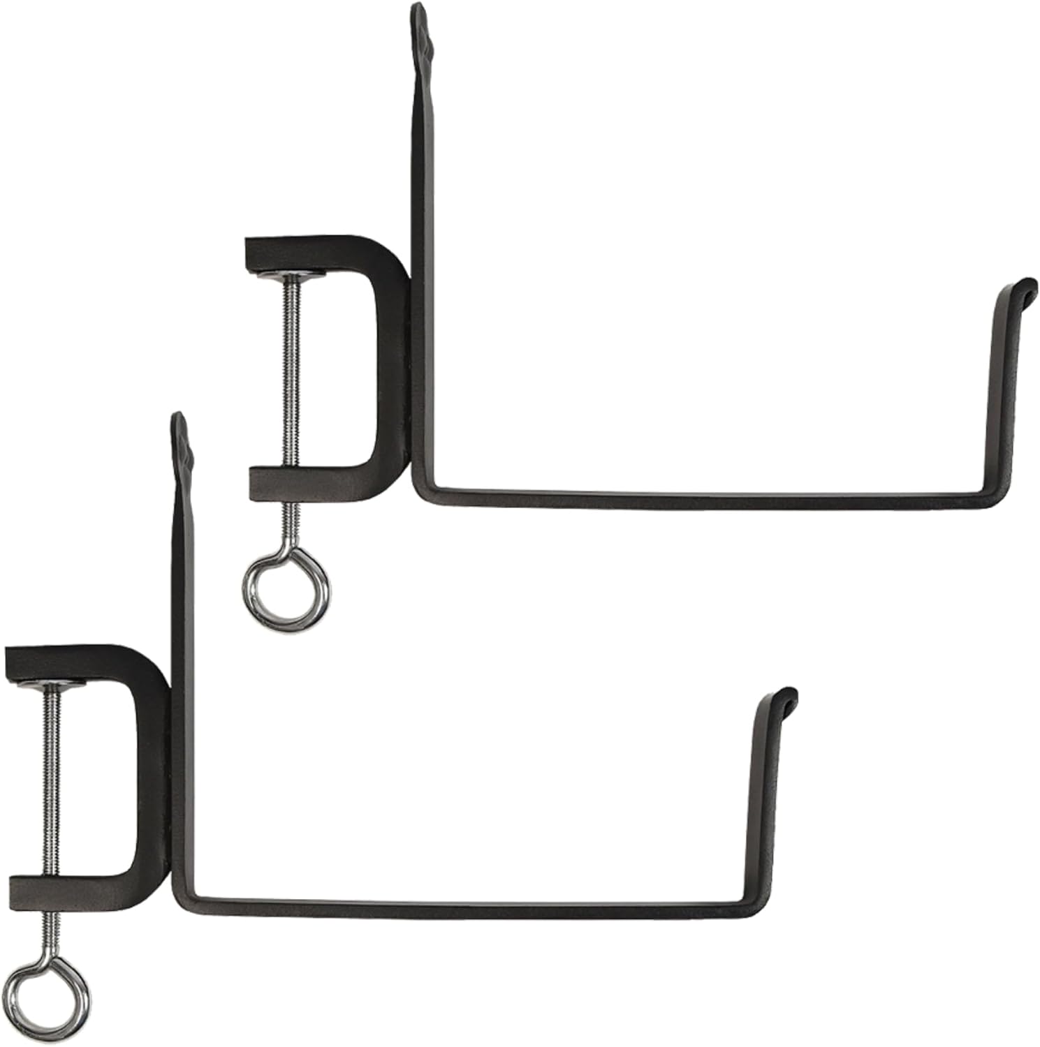 8" Clamp-On Flower Box Brackets