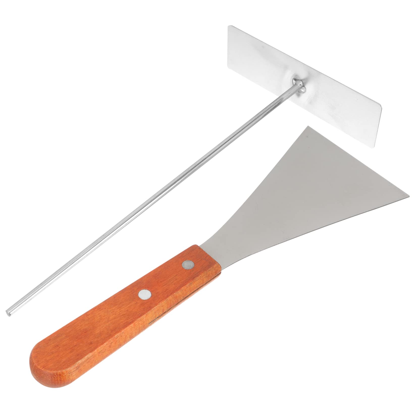 Kit de fabricación de panqueques de acero inoxidable, pala esparcidora de crepé para utensilios domésticos para crepes panqueques herramientas más fiables
