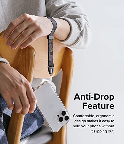 Image of Ringke Hand Strap [Anti Theft & Drop] Multipurpose Adjustable Wrist Lanyard with Easy Release Buckle for iPhone /Galaxy /Pixel Phone Cases, Cameras, etc