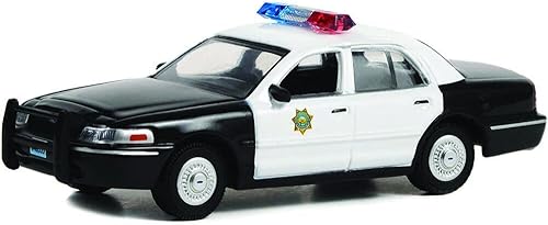 Miniatura 1 de Greenlight 44980-B Hollywood Series 38 - Reno 911! - Interceptor de policía Crown Victoria 1998 del teniente Jim Dangle - Departamento del Sheriff
