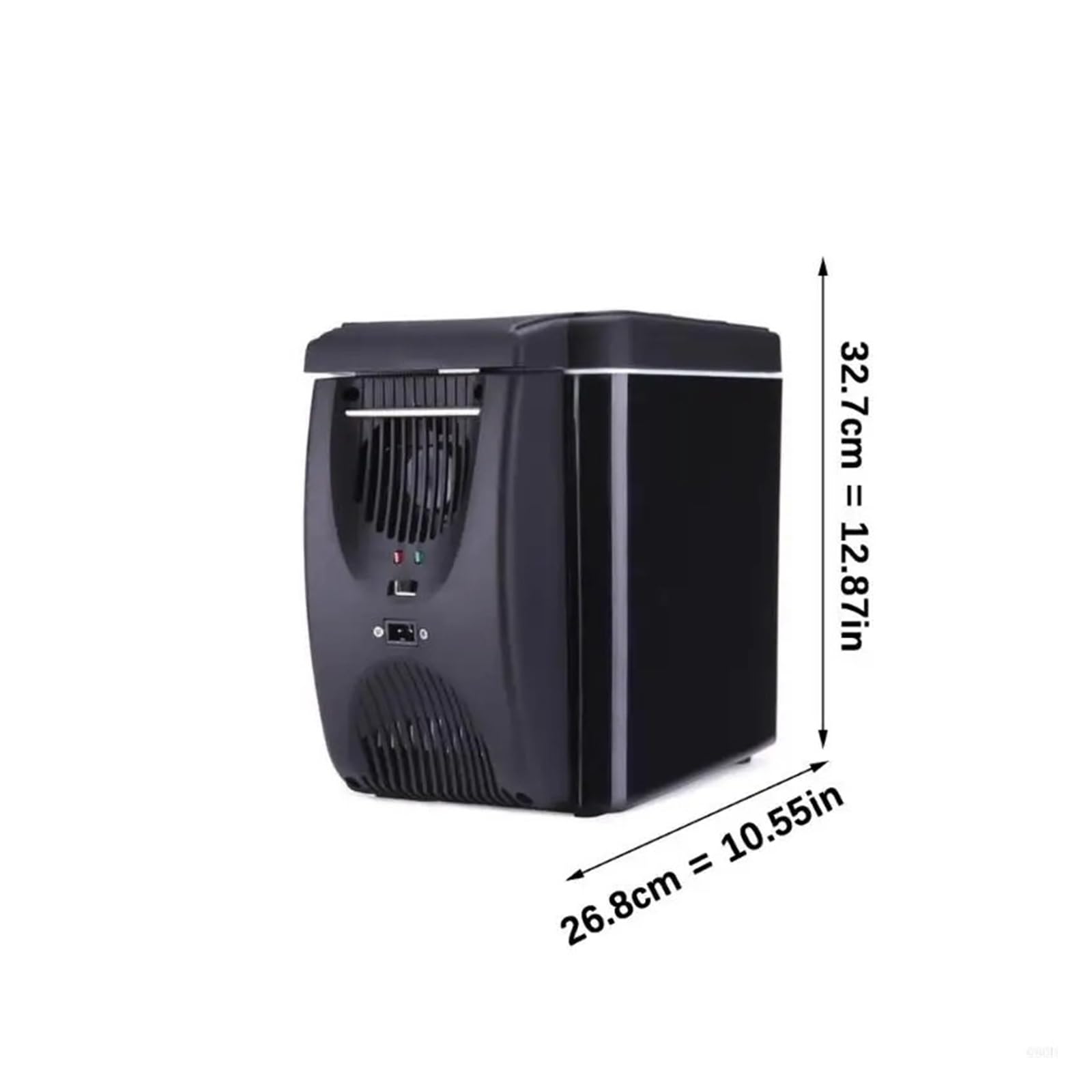 Mini refrigerador termoeléctrico portátil de 6 litros de Capacidad for el Cuidado de la Piel, Bebidas y el hogar.