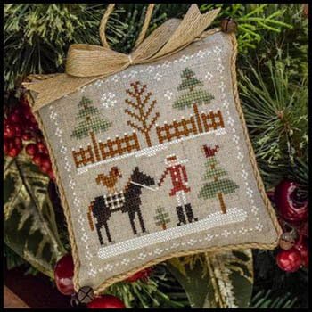 Little House Needleworks Farmhouse Christmas 2 - Horsin' Around Cross Stitch Pattern