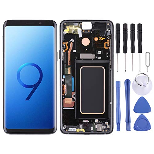 Écran LCD Galaxy S9 Plus Noir complet avec châssis de remplacement pour modèle G965F