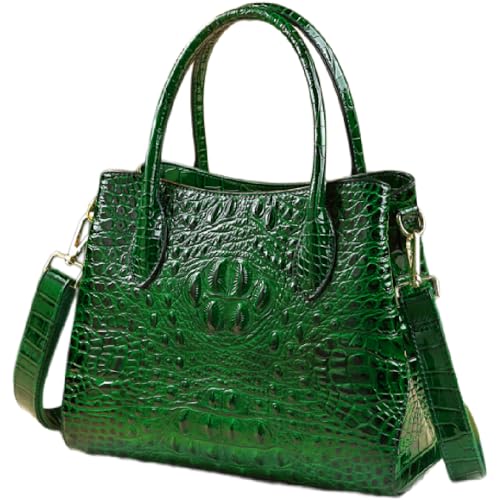 Crocodile Pattern Leather Women's Handbags Top-Handle