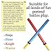 Foam Swords for Kids - 17 Inch Ninja Sword Weapons Toy 8 Pack Warrior Knight Pretend Play Set Prince Party Supplies Gift Toys Boys & Girls