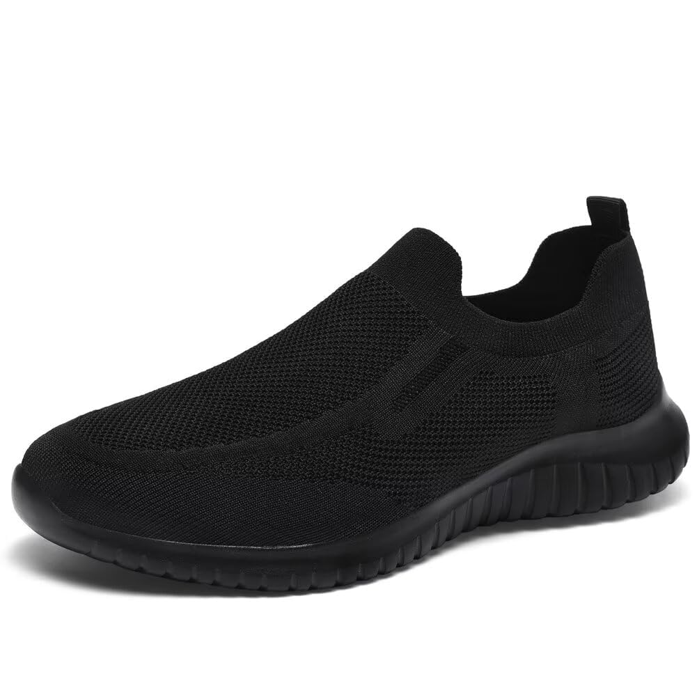 TIOSEBON Herren Slip On Sportschuhe Lässige Tennis Turnschuhe Leicht Laufen Gehen Schuhe