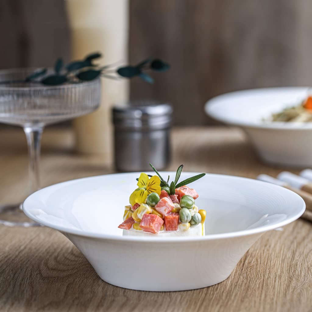 Platos de cena reutilizables Plato para servir Plato para servir Bandeja Cuenco de cerámica Plato frío de restaurante Cuenco de comida occidental Plato de fruta personalizado Plato redondo de persona