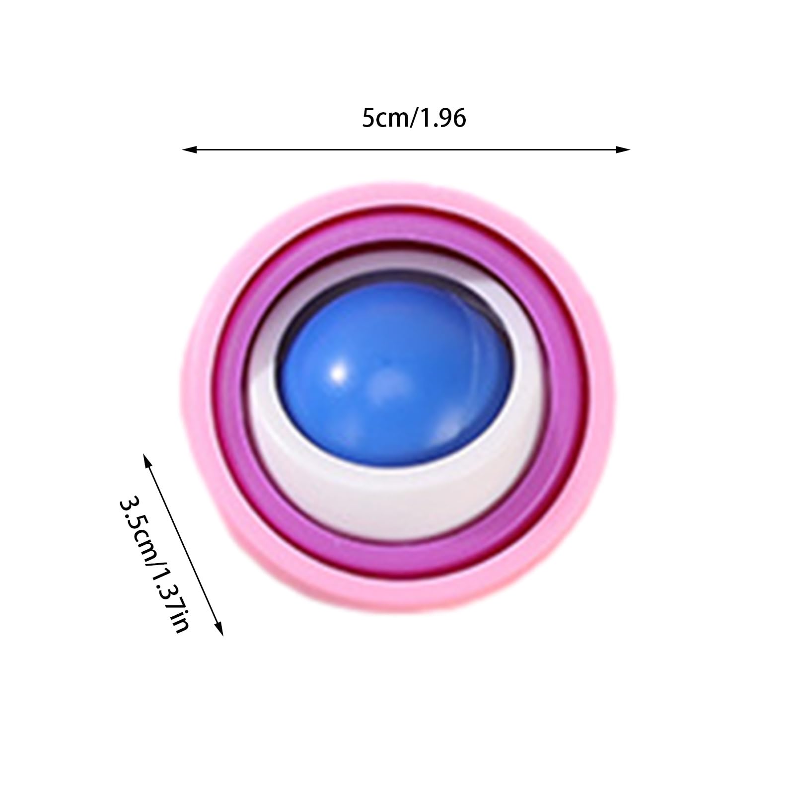 Teksome Jouet Gyroscope Fidget,Jouet Gyroscope Fidget | Toupie Gyro Fidget Toys Balle Du Bout Des Doigts,Gyroscope à Main, Jouets Innovants Pour L'entraînement Des Doigts, Pour Les Bureaux Et La