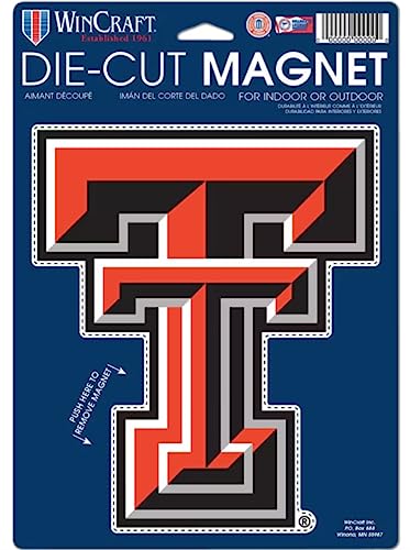 Wincraft Texas Tech Red Raiders Indoor/Outdoor Die Cut Magnet