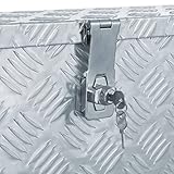 vidaXL Aluminiumkiste 80,5x22x22cm Alu Box Koffer Werkzeugbox Transportkiste - 6