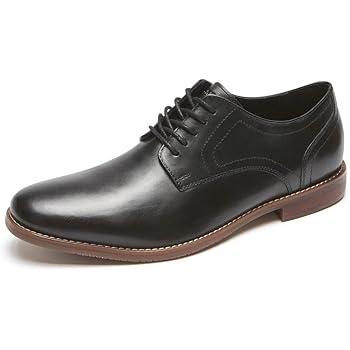 rockport men's dress shoes black