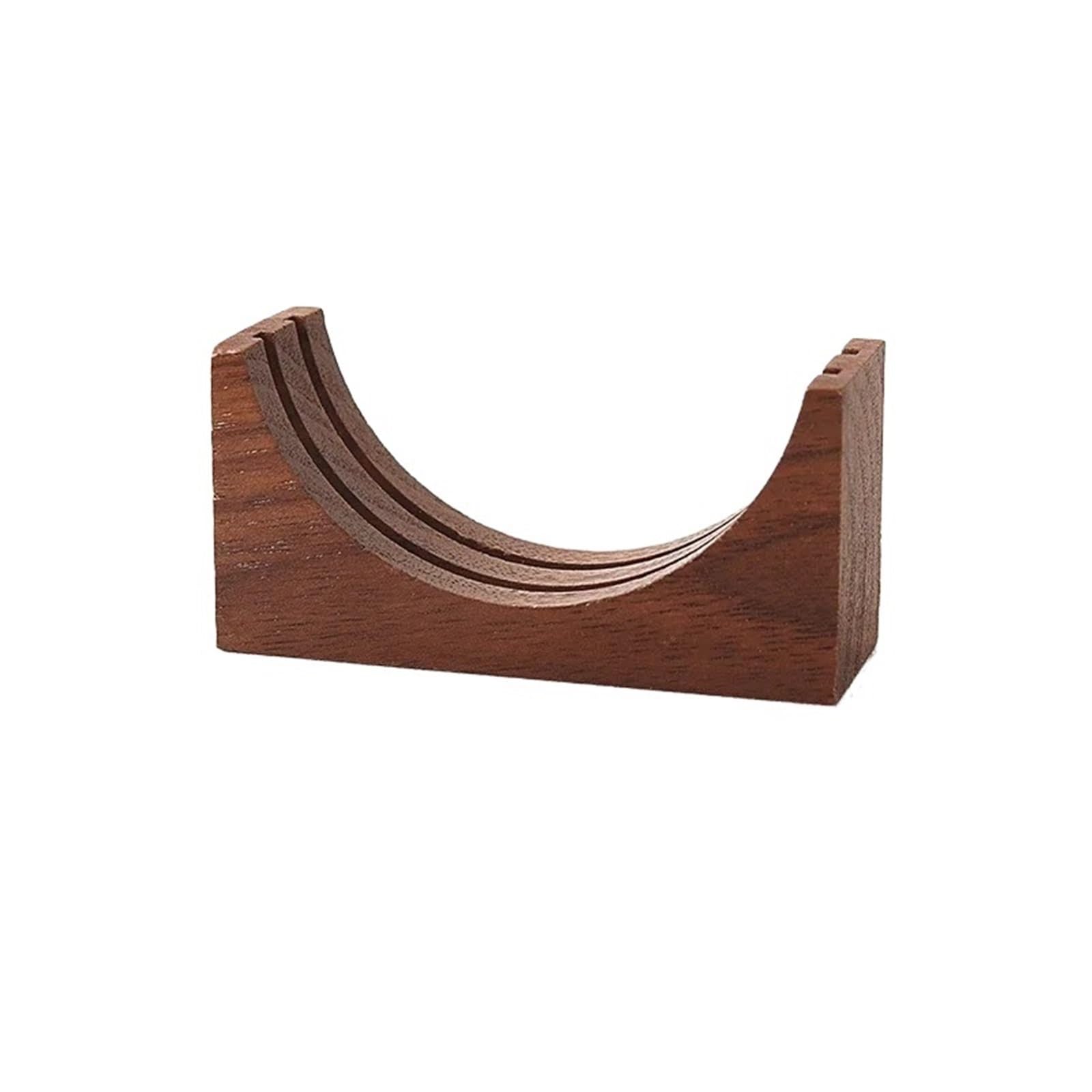 Kaffeefilter-Halter 2 stücke 51MM 58MM Espresso Kaffee Filter Bildschirm Halter Holz Ständer Puck Bildschirm Halter Universal Filter Lagerung Rack(58mm)