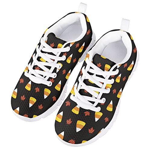 AmzPrint Cute Cartoon Fruit Print Mexican Avocado Shoes for Girls Fashion Lightweight Mesh Upper Lace-Up Flat Sneakers 10.53