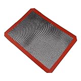 SOLUSTRE Silikon Backmatte Hochtemperaturbeständig Atmungsaktiv Antihaft Glasfaser Backunterlage...