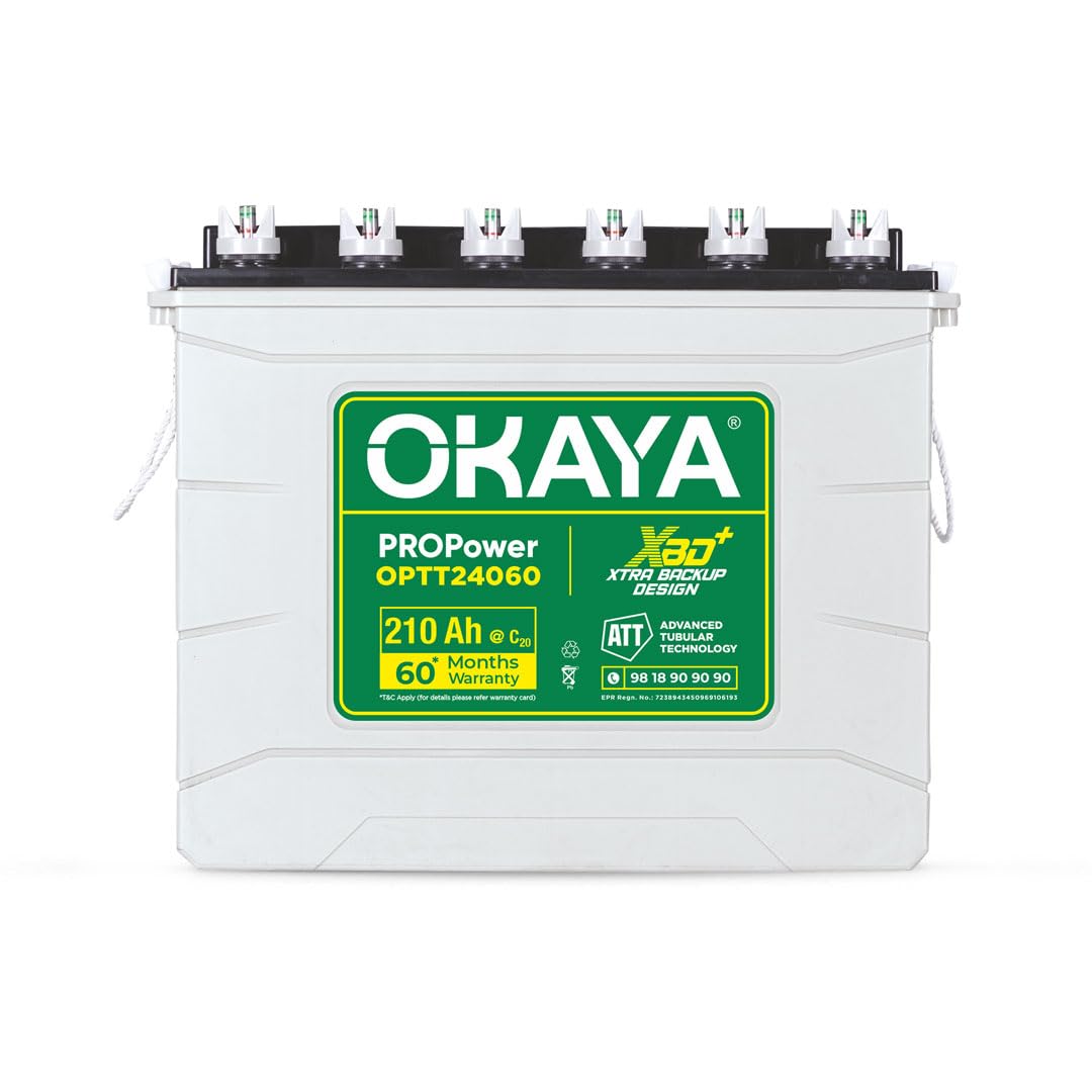 OKAYA OPTT24060 210 AHAh Inverter Battery