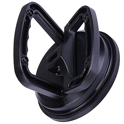 WeTest Upgraded Black Aluminum Suction Cup Dent Puller Car Dent Puller, 2 Handle