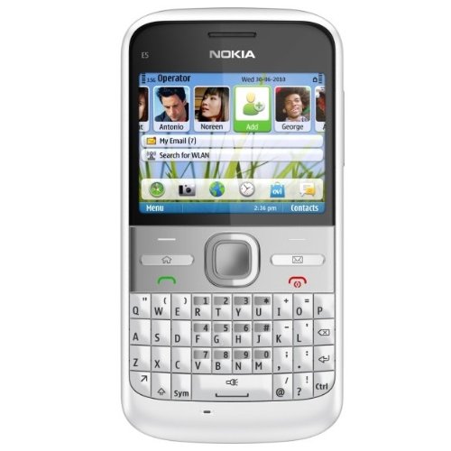 Nokia E5 – 00 Smartphone Triband GSM/WCDMA/Edge/GPRS Keyboard AZERTY White