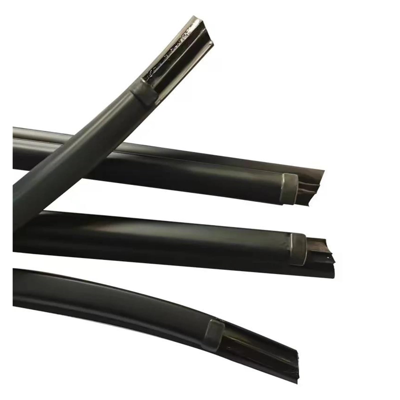 Guarnizioni per Portiere Isuzu D-Max 2013-2018 Striscia Protettiva per vetri Guarnizione in Gomma 9-98052198-2 4 Strisce Nere per la Protezione del Bordo Esterno di finestrini e Portiere dell'auto