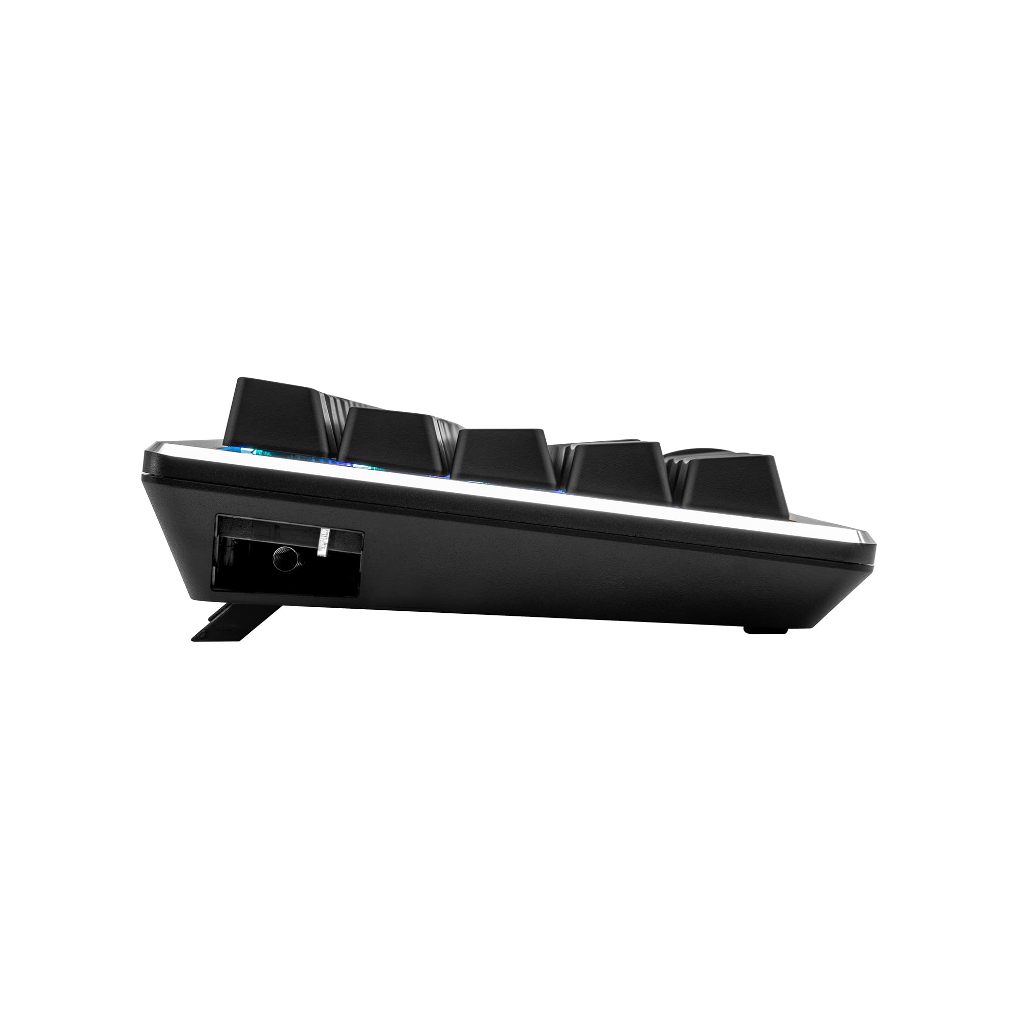 Cooler Master CK721 Mechanische Gaming Tastatur - Keyboard mit 65% Layout, Schalter-Braun, RGB-Beleuchtung, Hybrid-Wireless-Technologie, Präzisionsrad - Space Grau, DE - QWERTZ